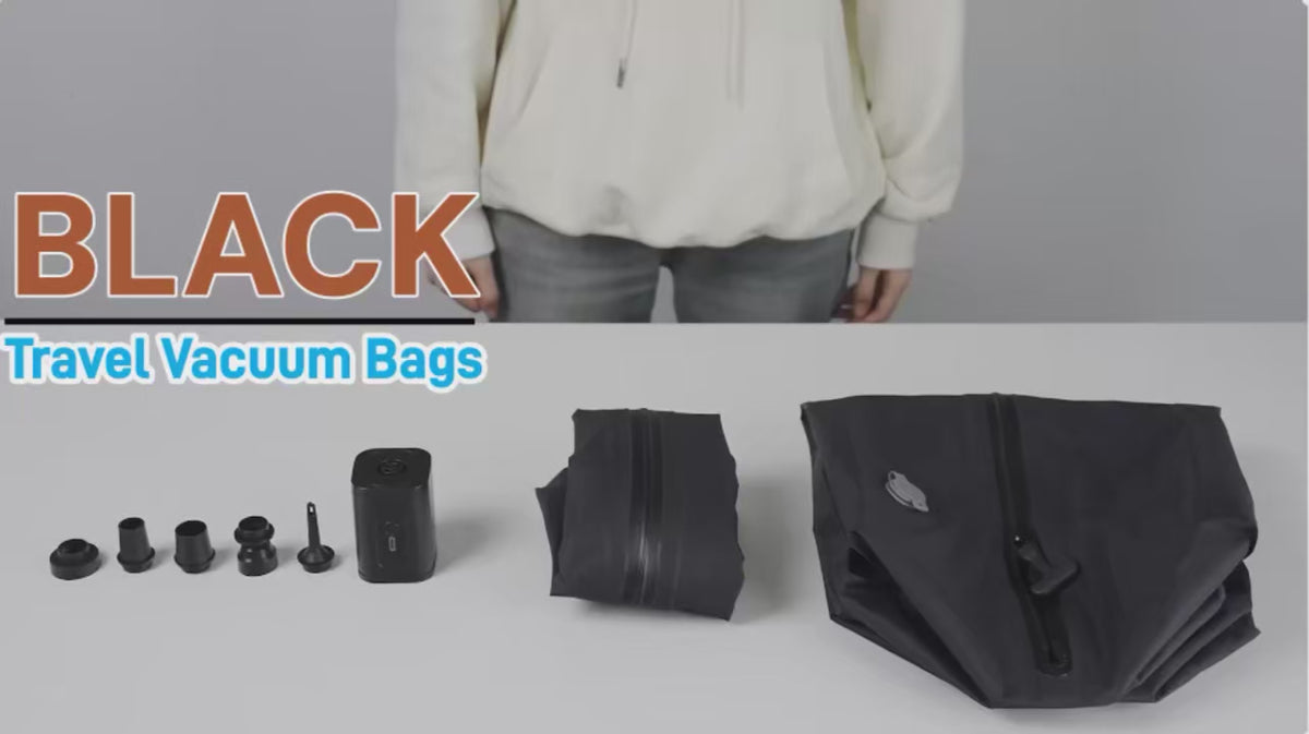 Rese-vakuumpåse & pump för dina äventyr